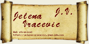Jelena Vračević vizit kartica